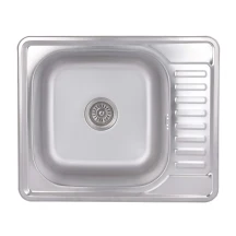 Кухонная мойка Brinex 5848 0,8 мм Satin (BRIN5848SAT08)