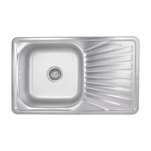 Кухонная мойка Brinex 7848 0,8 мм Satin (BRIN7848SAT08) №3