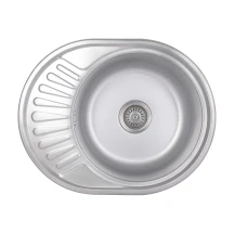Кухонная мойка Brinex 5745 0,8 мм Satin (BRIN5745SAT08)