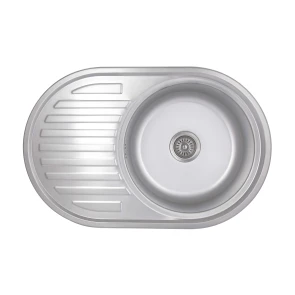 Кухонная мойка Brinex 7750 0,8 мм Satin (BRIN7750SAT08) №2
