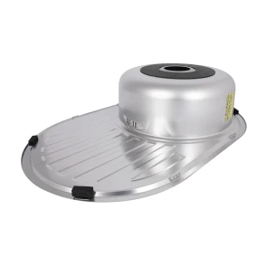 Кухонная мойка Brinex 7750 0,8 мм Satin (BRIN7750SAT08) №14