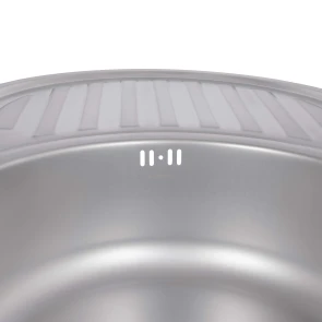 Кухонная мойка Brinex 7750 0,8 мм Satin (BRIN7750SAT08) №18