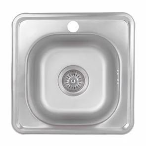 Кухонна мийка Brinex 3838 0,6 мм Satin (BRIN3835SAT06) №17