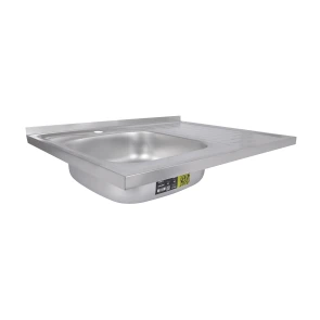 Кухонна мийка Brinex 6080-L 0,6 мм Satin (BRIN6080LSAT06) №6
