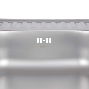 Кухонна мийка Brinex 6060-R 0,6 мм Satin (BRIN6060RSAT06) №12