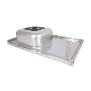 Кухонна мийка Brinex 5080-L 0,6 мм Satin (BRIN5080LSAT06) №13