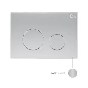 Готовое решение Qtap для ванной комнаты: подвесной унитаз Robin Ultra Quiet 490x365x325 + комплект установки Nest 4 в 1 (круглая клавиша Satin) №5