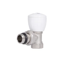 Кран радиаторный Thermo Alliance Standart Powerful 1/2" с антитечкой угловой SF232W15