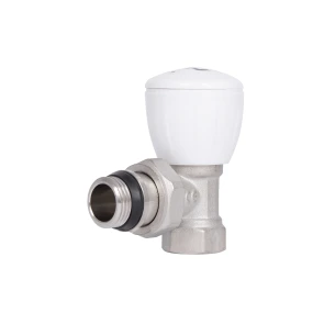 Кран радіаторний Thermo Alliance Standart Powerful 1/2" з антипротіканням кутовий SF232W15 №1