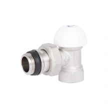 Кран радиаторный SD Forte Powerful 1/2" с антитечкой угловой SF233W15