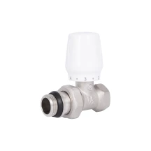 Кран радіаторний Thermo Alliance Base 1/2" ВЗ з антипротіканням прямий SD226W15