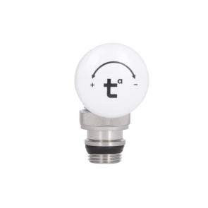 Кран радіаторний Thermo Alliance Standart Powerful 1/2" з антипротіканням кутовий SF232W15 №3