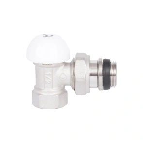 Кран радіаторний SD Forte Powerful 1/2" з антипротіканням кутовий SF233W15 №3