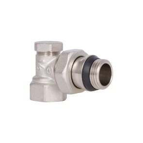 Кран радіаторний Thermo Alliance Base 1/2" ВЗ з антипротіканням кутовий SD229W15 №4