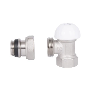 Кран радіаторний SD Forte Powerful 1/2" з антипротіканням кутовий SF233W15 №5