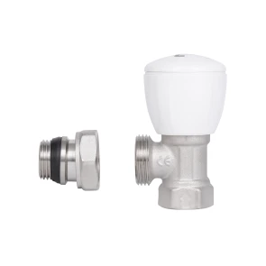 Кран радіаторний Thermo Alliance Standart Powerful 1/2" з антипротіканням кутовий SF232W15 №6
