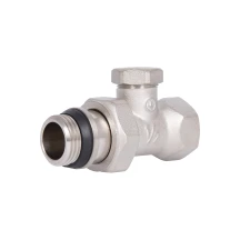 Кран радиаторный SD Plus 1/2" ВЗ с антитечкой прямой SD227W15