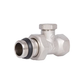 Кран радіаторний SD Plus 1/2" ВЗ з антипротіканням прямий SD227W15 №1