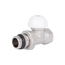 Кран радиаторный SD Forte Powerful 1/2" с антитечкой прямой SF231W15