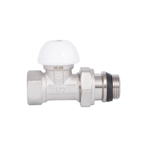 Кран радіаторний SD Forte Powerful 1/2" з антипротіканням прямий SF231W15 №4