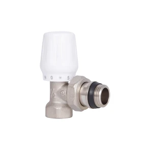 Кран радіаторний Thermo Alliance Base 1/2" ВЗ з антипротіканням кутовий SD228W15 №3