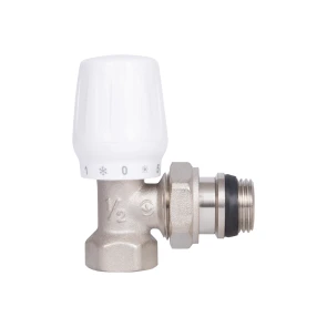Кран радіаторний Thermo Alliance Base 1/2" ВЗ з антипротіканням кутовий SD228W15 №4