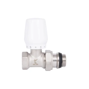 Кран радіаторний Thermo Alliance Base 1/2" ВЗ з антипротіканням прямий SD226W15 №6