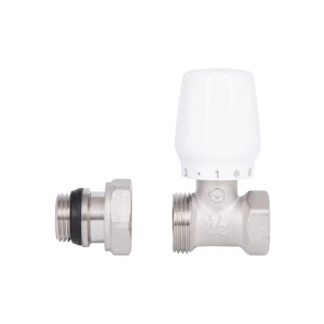 Кран радіаторний Thermo Alliance Base 1/2" ВЗ з антипротіканням прямий SD226W15 №8
