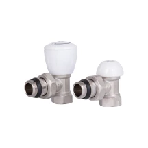 Комплект радиаторных кранов Thermo Alliance Standart 1/2" ВН угловой TAS232W15