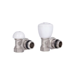 Комплект радиаторных кранов Thermo Alliance Standart 1/2" ВН угловой TAS232W15 №3