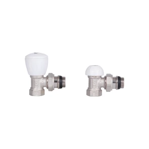 Комплект радиаторных кранов Thermo Alliance Standart 1/2" ВН угловой TAS232W15 №4