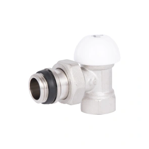 Кран радіаторний SD Forte Powerful 1/2" з антипротіканням кутовий SF233W15 №6