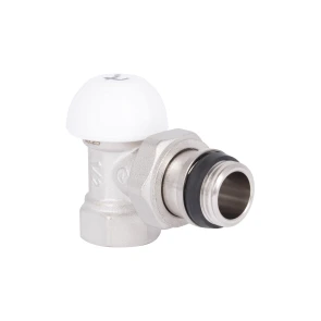 Кран радіаторний SD Forte Powerful 1/2" з антипротіканням кутовий SF233W15 №8
