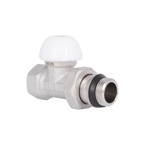 Кран радіаторний SD Forte Powerful 1/2" з антипротіканням прямий SF231W15 №9