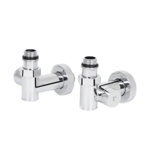 Комплект кранів Thermo Alliance Standart 1/2" хром, для рушникосушарки кутовий SF395W15HE