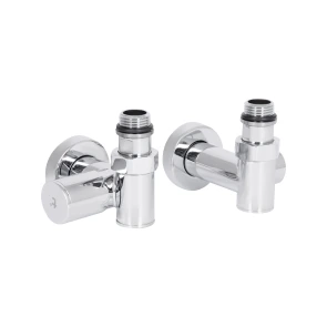 Комплект кранов Thermo Alliance Standart 1/2" хром, для полотенцесушителя угловой SF395W15HE №2