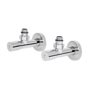 Комплект кранів Thermo Alliance Standart 1/2" НР для рушникосушарки кутовий SF395W15 №1