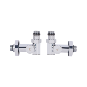 Комплект кранов Thermo Alliance Standart 1/2" хром, для полотенцесушителя угловой SF395W15HE №3