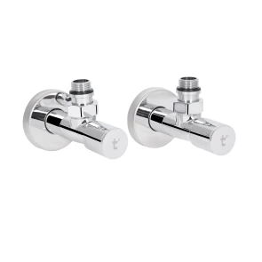 Комплект кранів Thermo Alliance Standart 1/2" НР для рушникосушарки кутовий SF395W15 №3