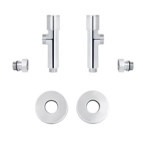 Комплект кранів Thermo Alliance Standart 1/2" НР для рушникосушарки кутовий SF395W15 №5