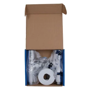 Комплект кранів Thermo Alliance Standart 1/2" НР для рушникосушарки кутовий SF395W15 №6