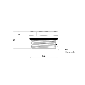 Кран Маєвського Thermo Alliance Standart 1/2" SD212W15 №2