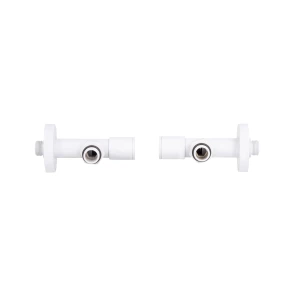 Комплект кранов Thermo Alliance Standart 1/2" С для полотенцесушителя угловой белый SF395W15W №4