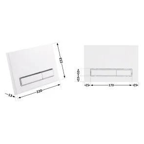 Панель змиву для унітаза Qtap Nest QT0111M08V1384W №7