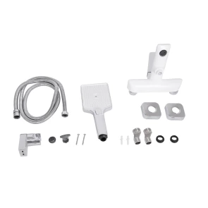 Змішувач для ванни Qtap Presto (з душовим гарнітуром) QTPRE259CRW45579 Chrome/White №7