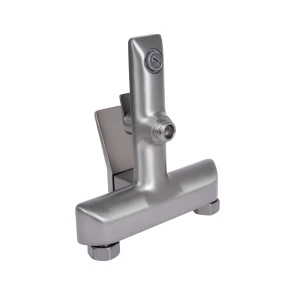 Змішувач для ванни Qtap Presto (з душовим гарнітуром) QTPRE259GRP45584 Graphite №9