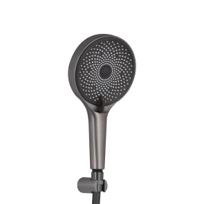Змішувач для ванни Qtap Slavonice (з душовим гарнітуром) QTSLV259GMB48035 Gunmetal Black PVD №8