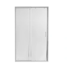 Душевые двери в нишу Qtap Taurus CRM2013-14.C6 130-140x200 см, стекло Clear 6 мм, покрытие CalcLess