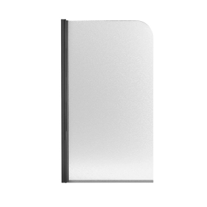 Штора на ванну Qtap Standard BLM407513APL стекло Pear 6 мм, 75х140 см, левая №1