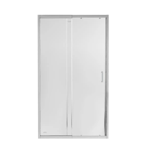 Душові двері в нішу Qtap Taurus CRM201-11.C6 110-120x200 см, скло Clear 6 мм, покриття CalcLess №1